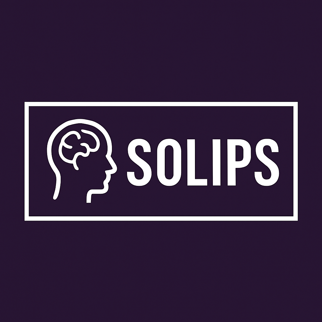 Solips.tr minimalist logo – felsefi ve dijital kimlik tasarımı
